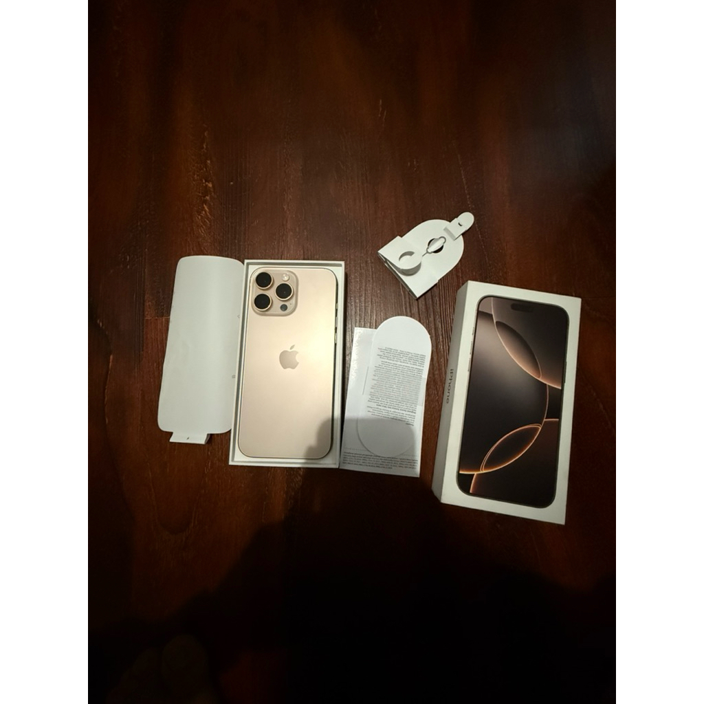 iphone 16 pro max garansi ibox baru pakai 16promax 16pro max desert titanium