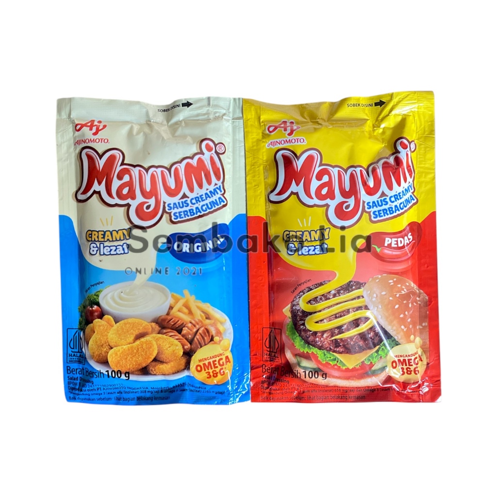 

Mayumi Saus Creamy Serba Guna Kemasan 100g / Mayumi Saus Mayo/ Mayonaise Original 100 Gram