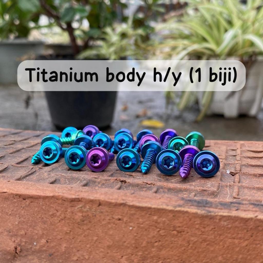 baut body titanium nmax Vario aerox beat H Y probolt baut titanium untuk bodi motor original titaniu