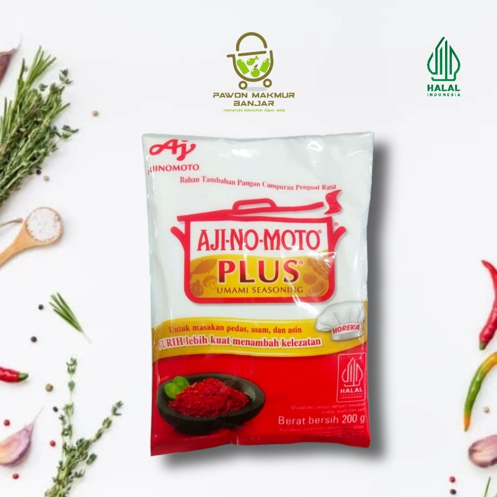 

AJINOMOTO PLUS / VETSIN - KEMASAN 200 GR