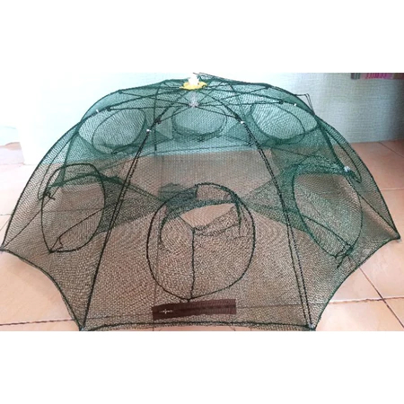 bubu payung,perangkap ikan dan udang 8 lubang