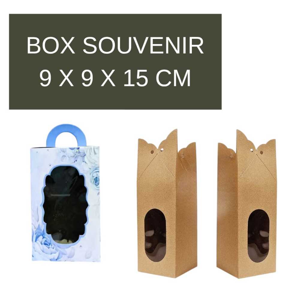 

Box souvenir / Paperbox souvenir pernikahan Gelas Sedotan 9x9x15cm (Per Pcs) - Kota Manado