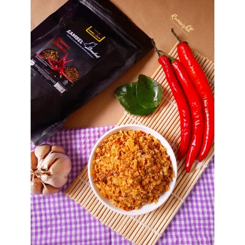 

Sambal Kriuk Teri Pangsit Sambel Ala Lombok Netto 250 Gram Sambal Kering Pedas Gurih Lauk Praktis Tanpa Pengawet