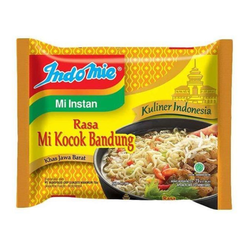 

Indomie mi kocok bandung @5 pcs