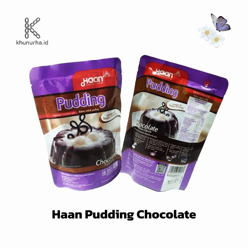 

Haan Pudding Chocolate Instan || Agar-agar jelly nutrijel Cokelat || Khunurha.id