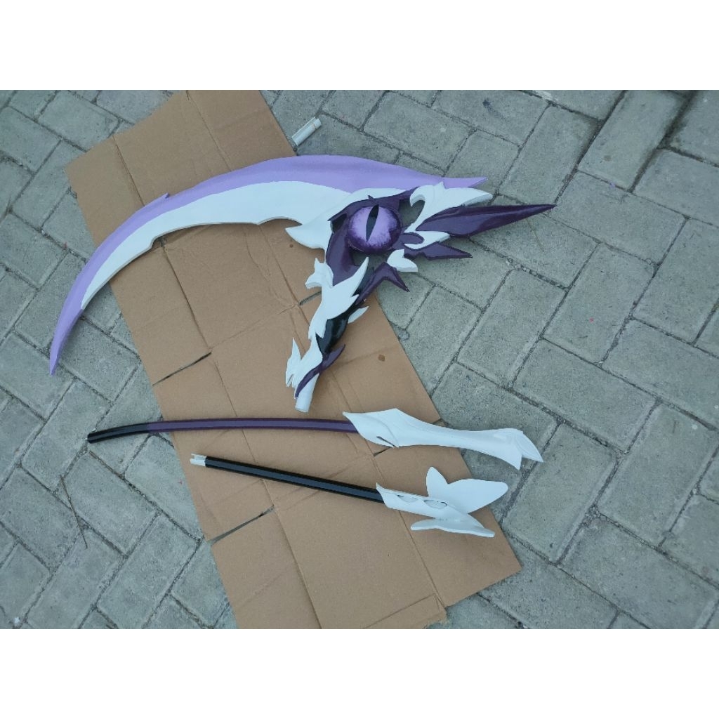 Honkai: Star Rail Castorice Scythe Cosplay Weapon Halloween Walking Stick Prop cosplay