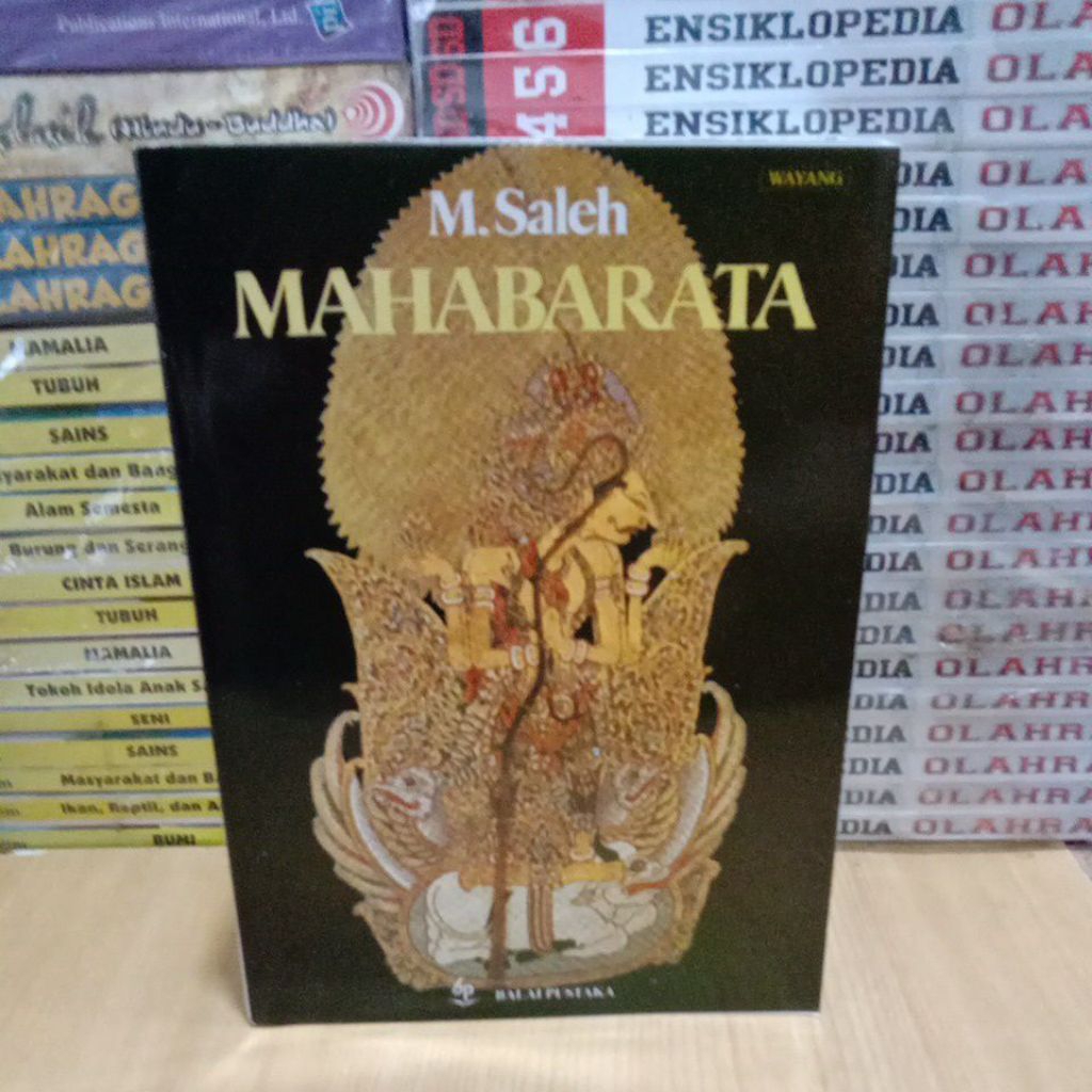 Buku WAYANG Original MAHABARATA By M Saleh Balai Pustaka