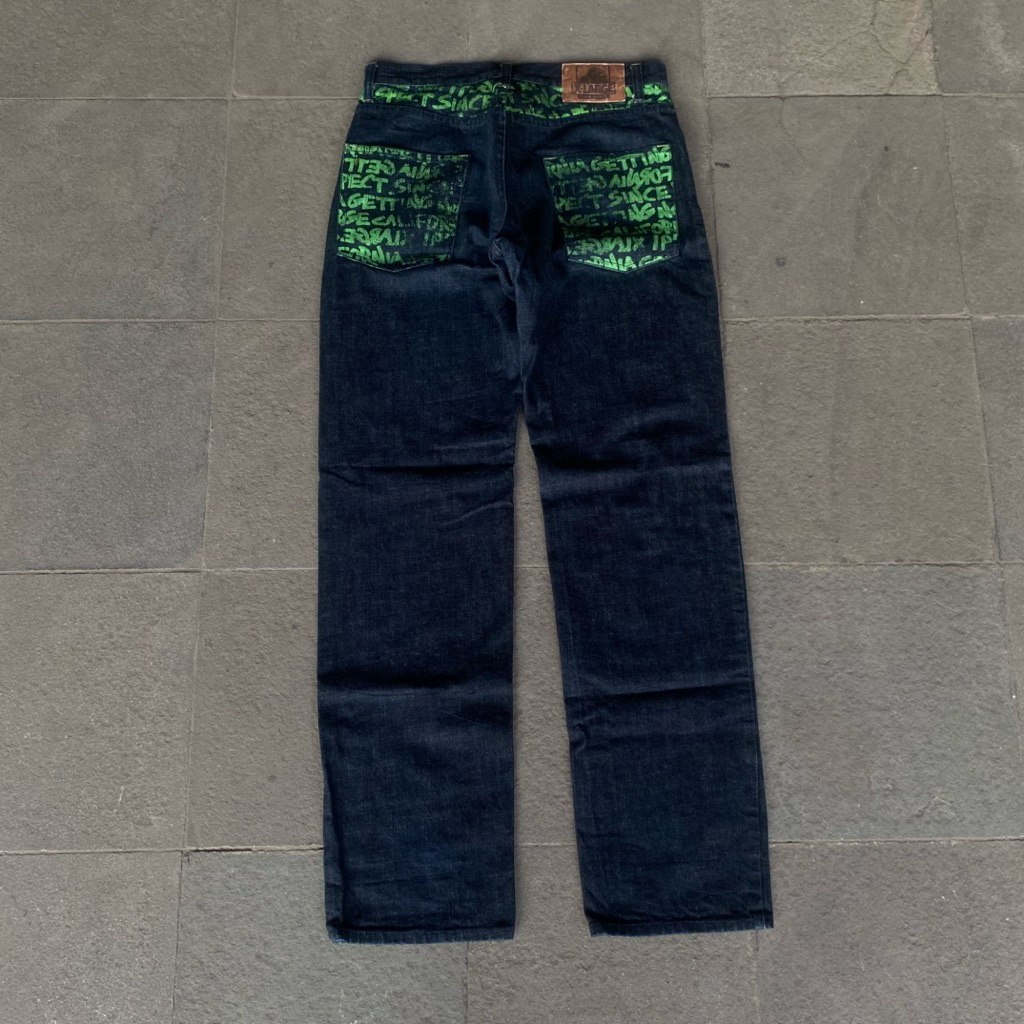 Xlarge Graphic Green Pocket Jeans