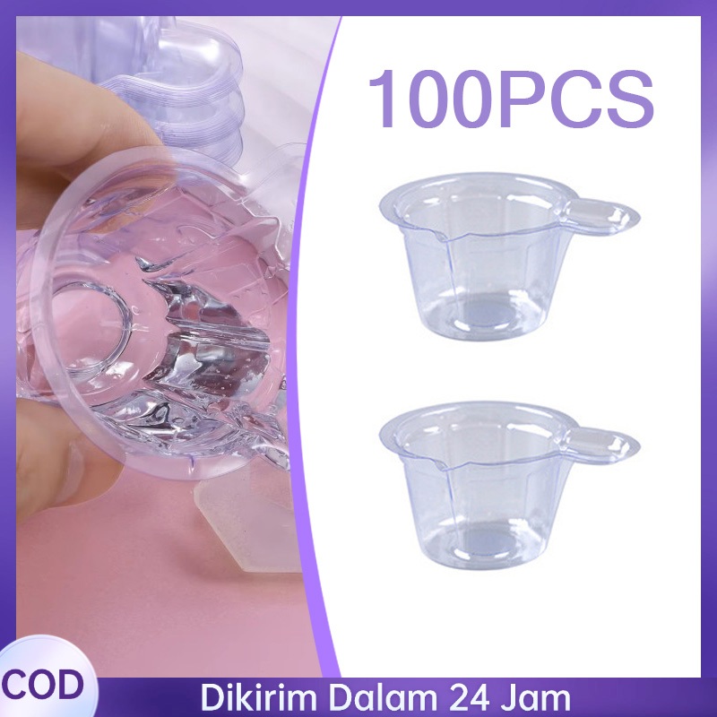100pcs Alat Penampung Air Kencing Cup Plastik Wadah Urine Penampung Urin Urine Cup Cup Urin Cup Urin