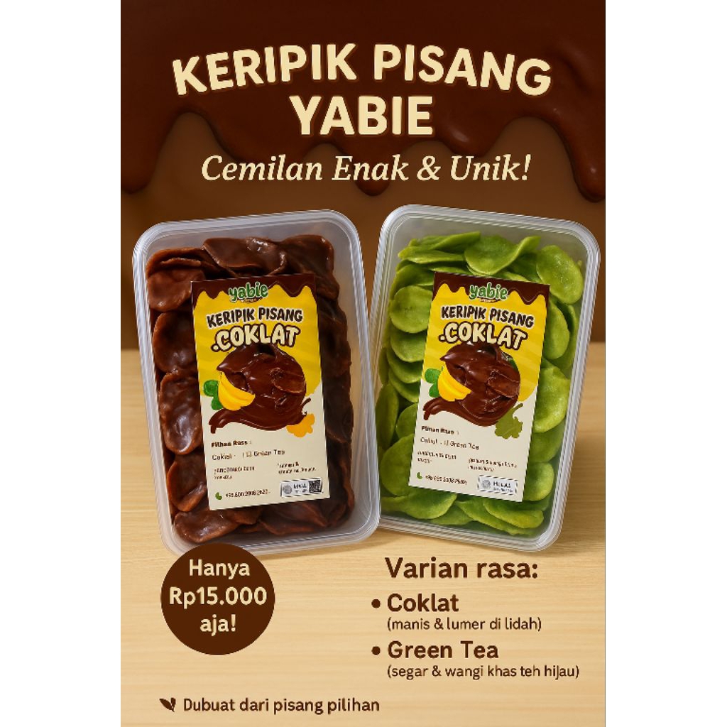 

keripik pisang coklat