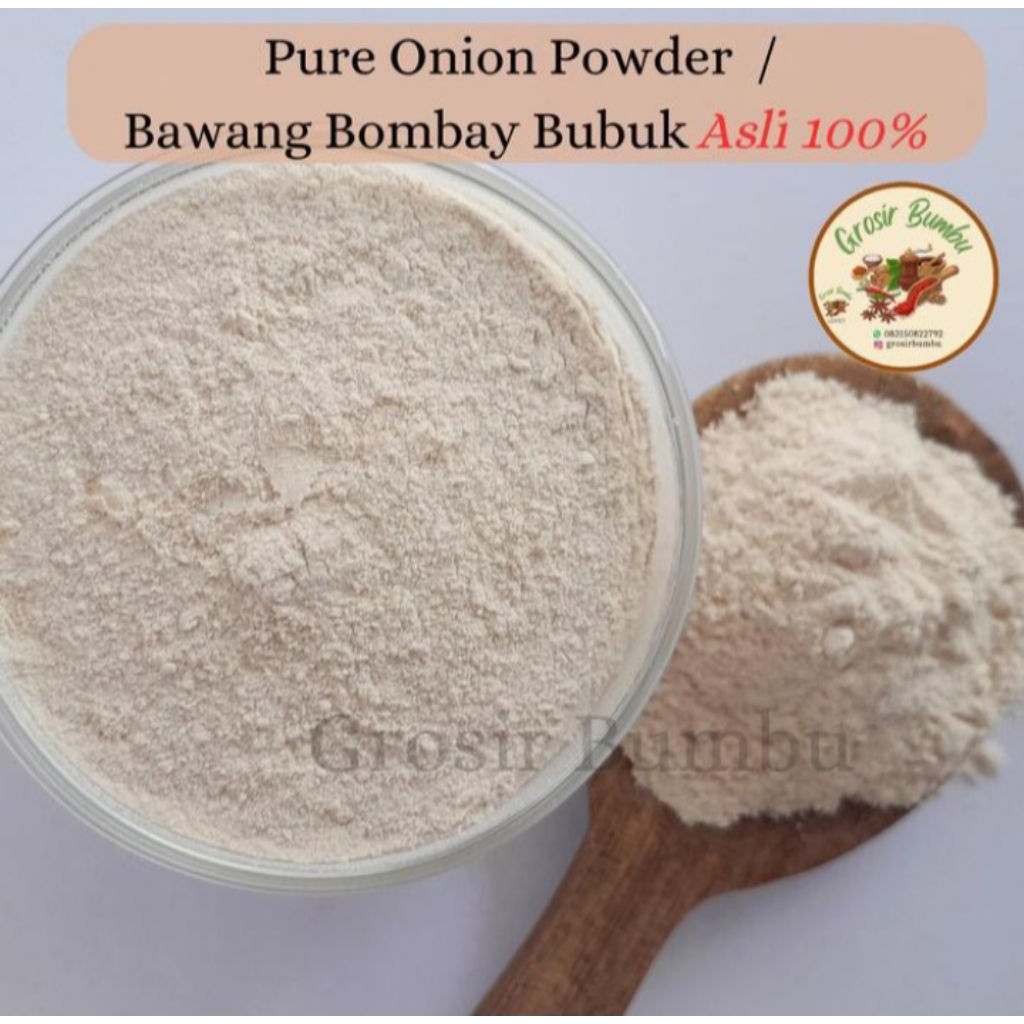 

onion powdee bawang bombay bubuk asli 100%✅️