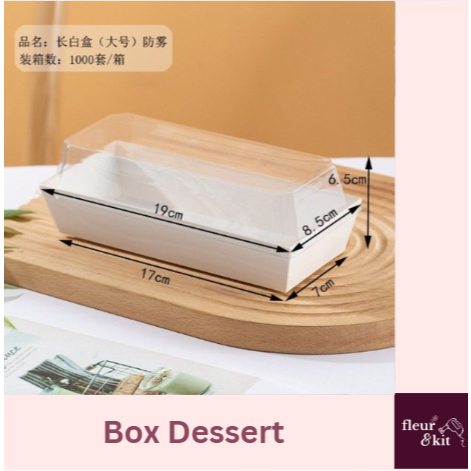 Kotak Kue Dessert Box Korea | Kotak Sandwich | Paper Box Burger Sandwich