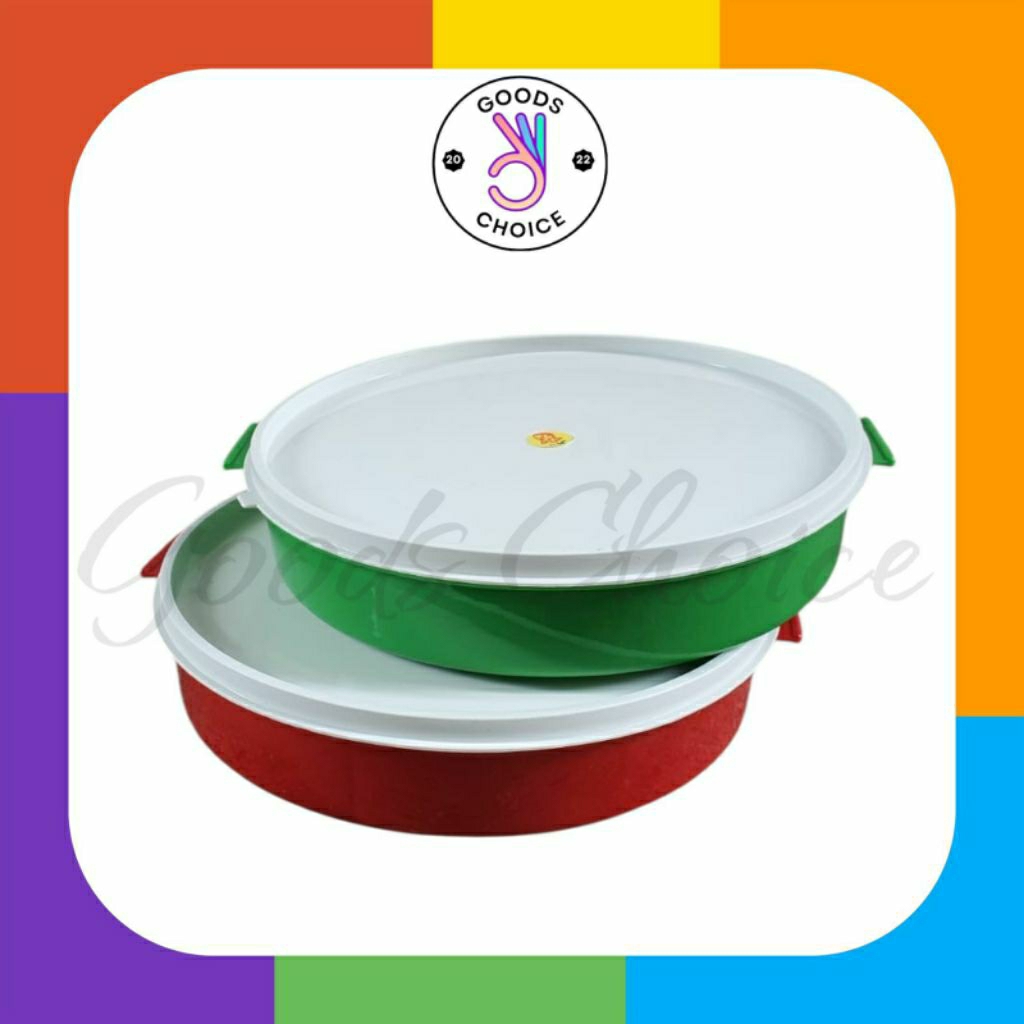 Kotak Bekal Bulat Catering sekat 5 GM/ Tempat Makan Plastik Anak / Kotak Makan Bulat/ Rantang Cather