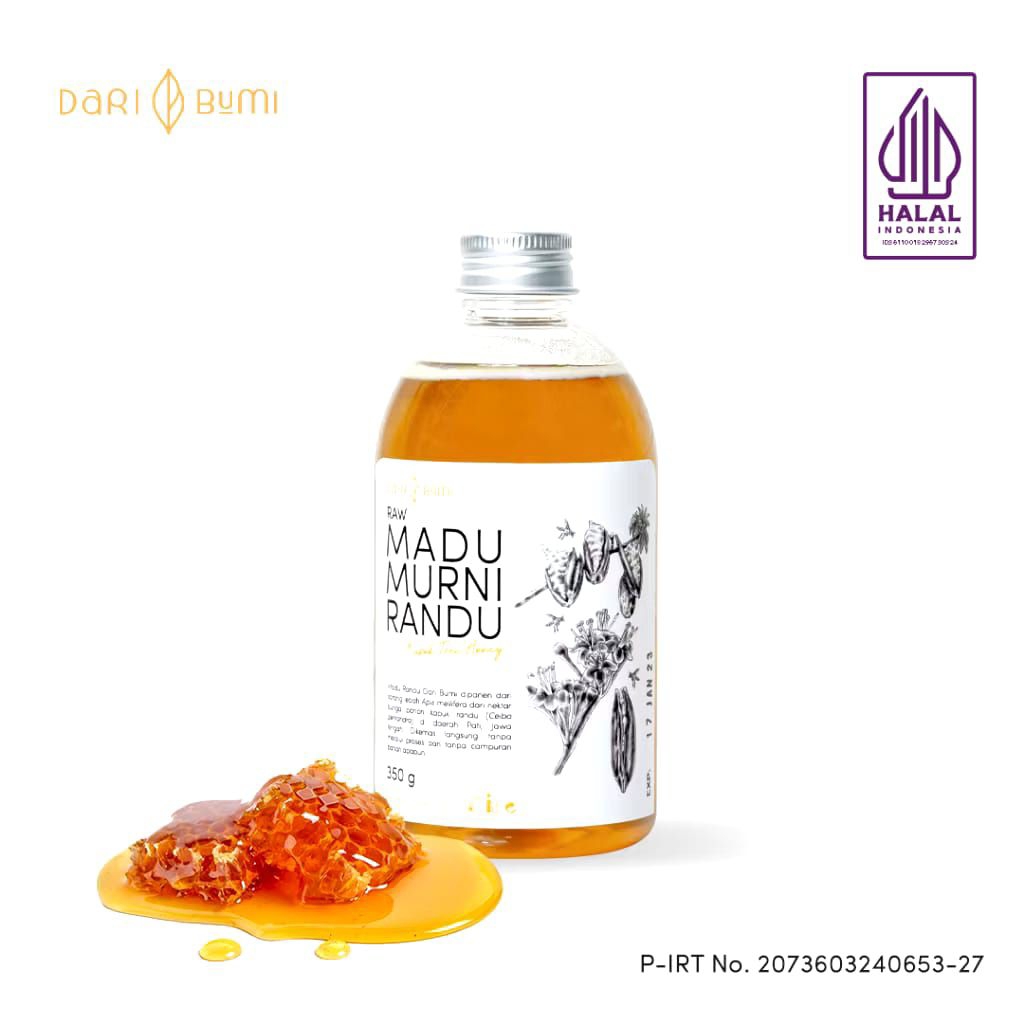 

Madu Murni Randu 350gr Premium Pure Original Dari Bumi