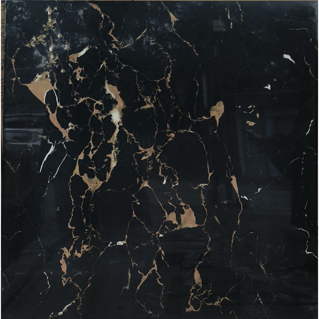 granite hitam motif 60x60 gold shore black