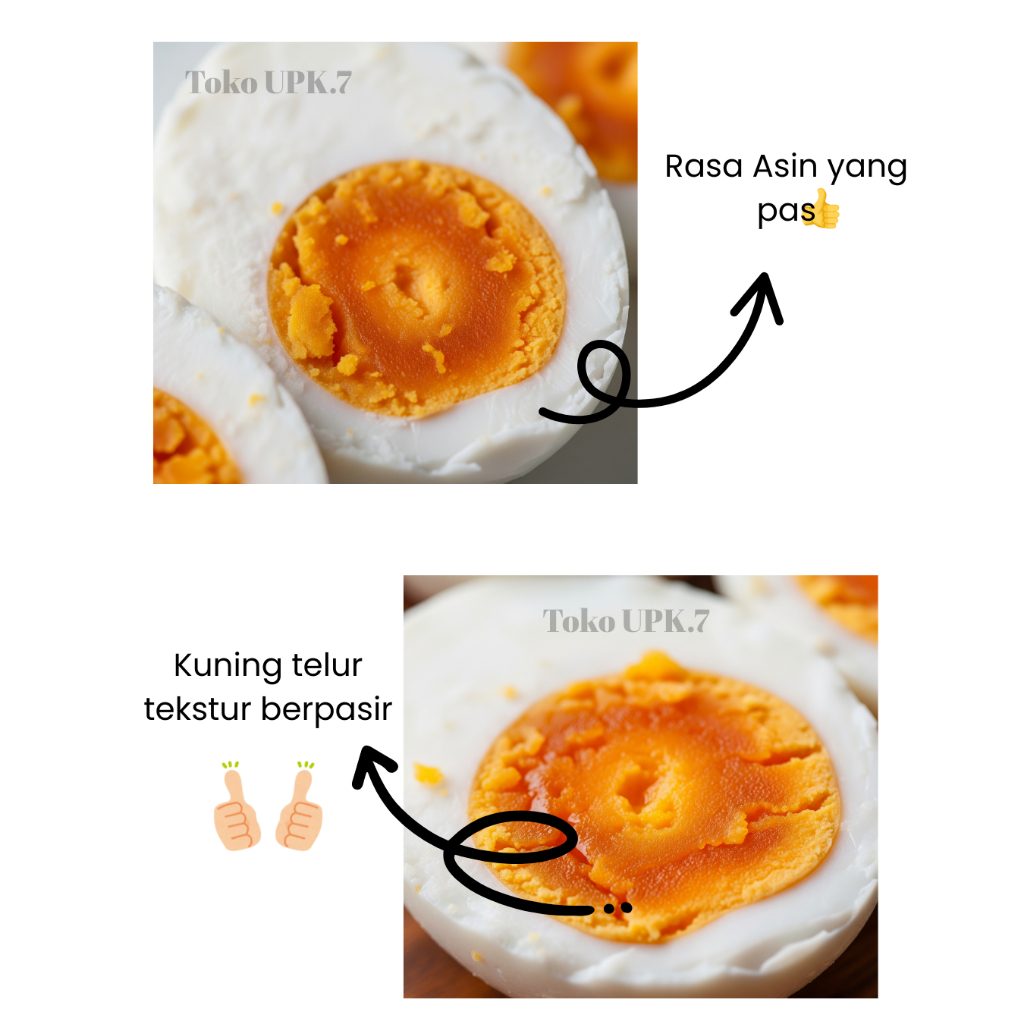 

TERMURAH. Telur Bebek Asin Matang & Masir Asli Premium, 1 Kemasan Dapat 5 Telur