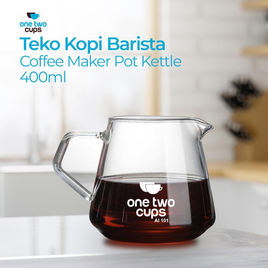 One Two Cups Coffee Maker Pot Kettle 400 ml Server V60