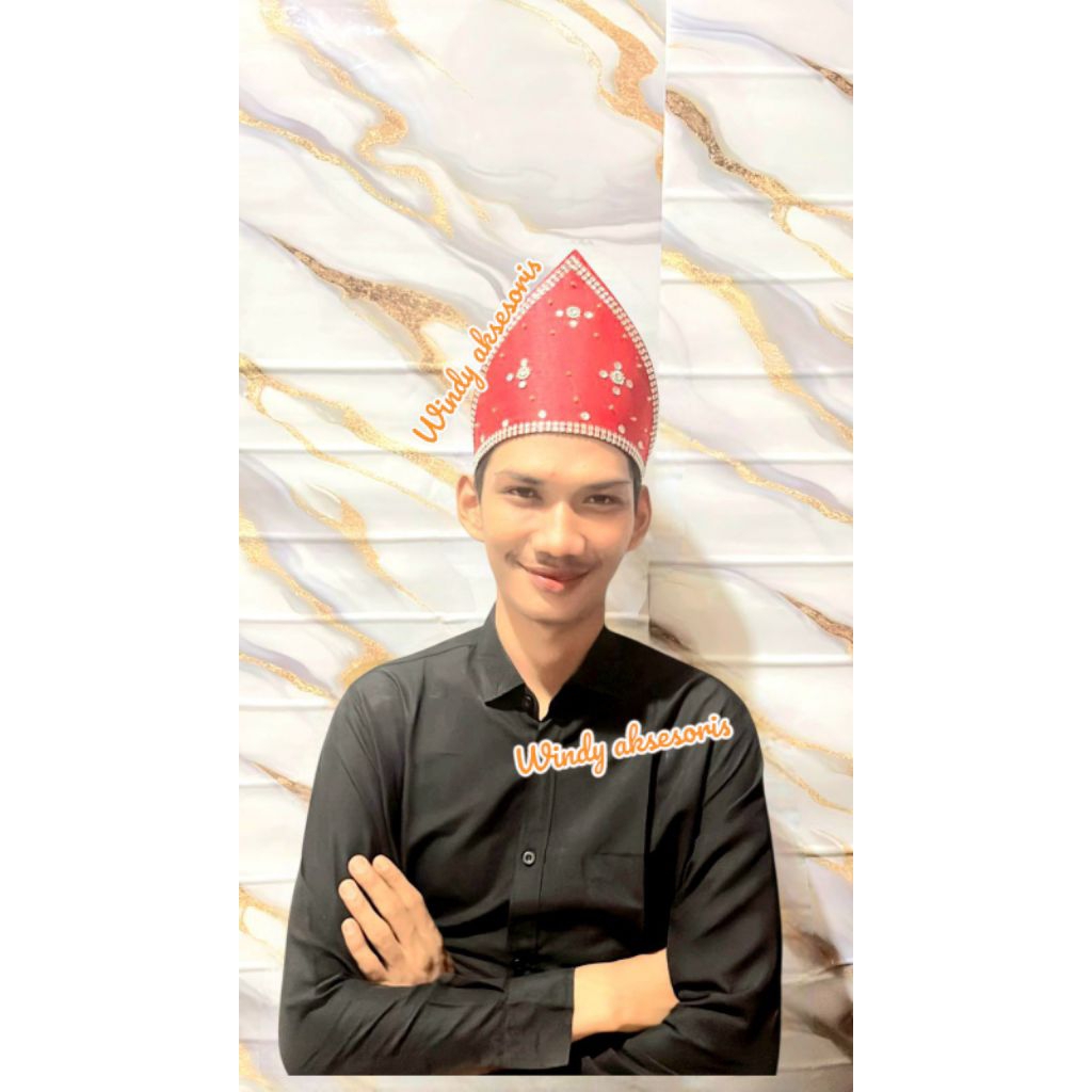 TOPI ADAT SULAWESI/TOPI ADAT KALIMANTAN/TOPI PRIA/MAHKOTA PRIA