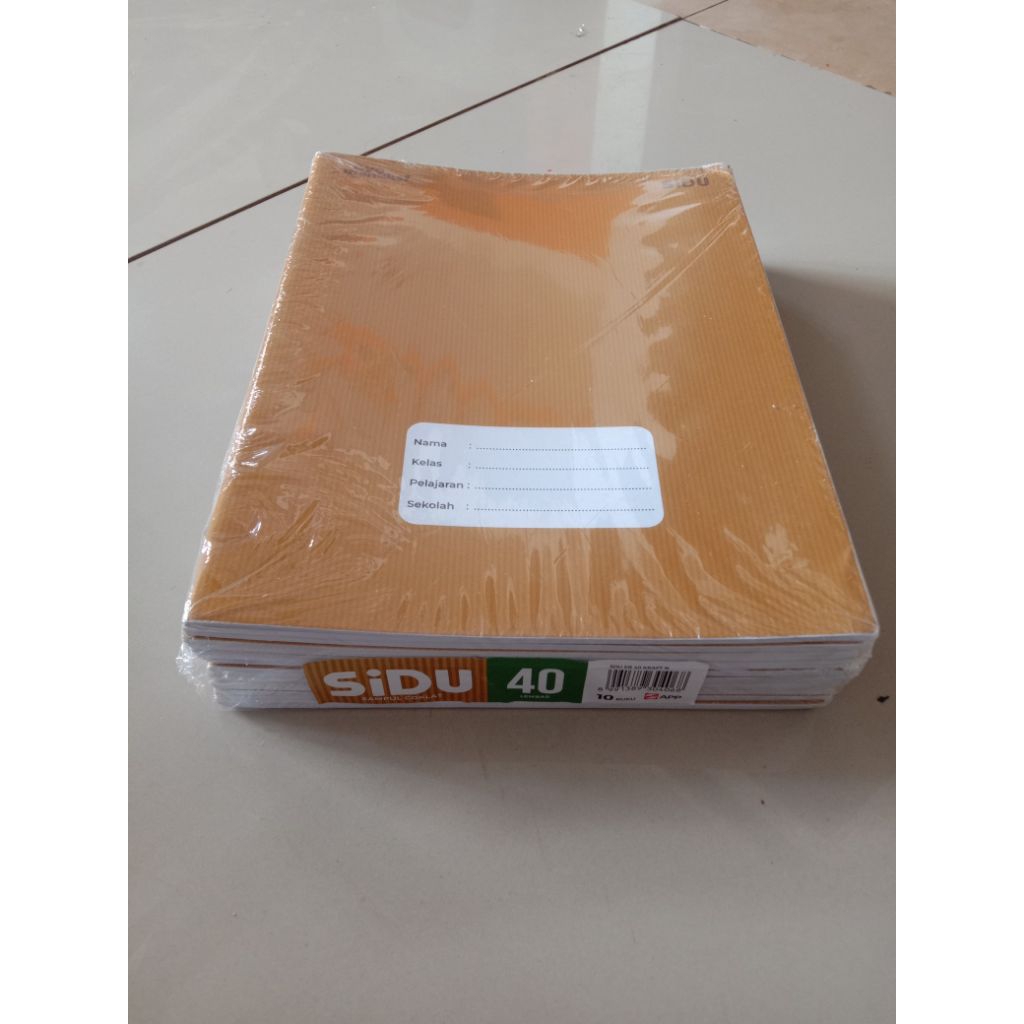 

Buku Tulis Sidu 40 lembar Kulit coklat