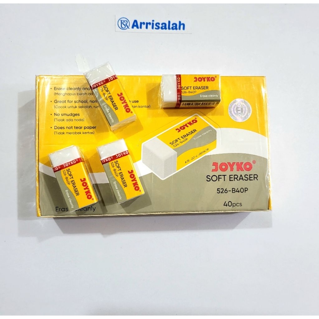 

Penghapus Pensil | Eraser Joyko 526 B40 (Pcs)
