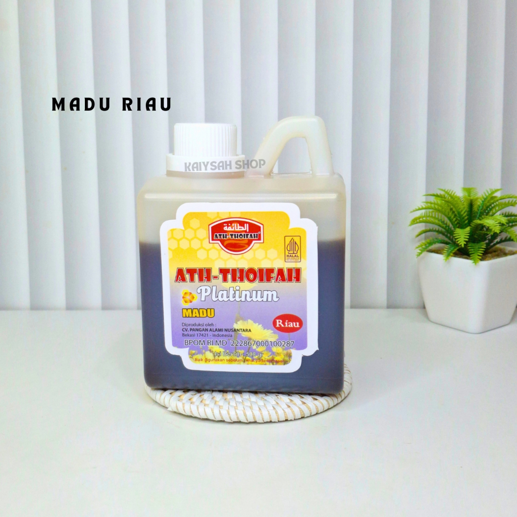 

At-Thoifah Platinum Madu Hutan Riau Murni 500g BPOM | Madu Asli Penambah Imunitas & Stamina