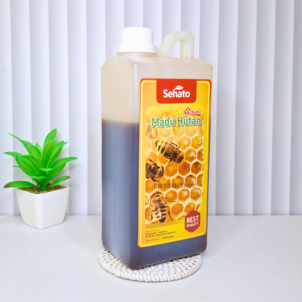 

Madu Hutan Sehato An-Nahl 1KG / 1000 Gram Madu Murni Asli Lebah Hutan Liar