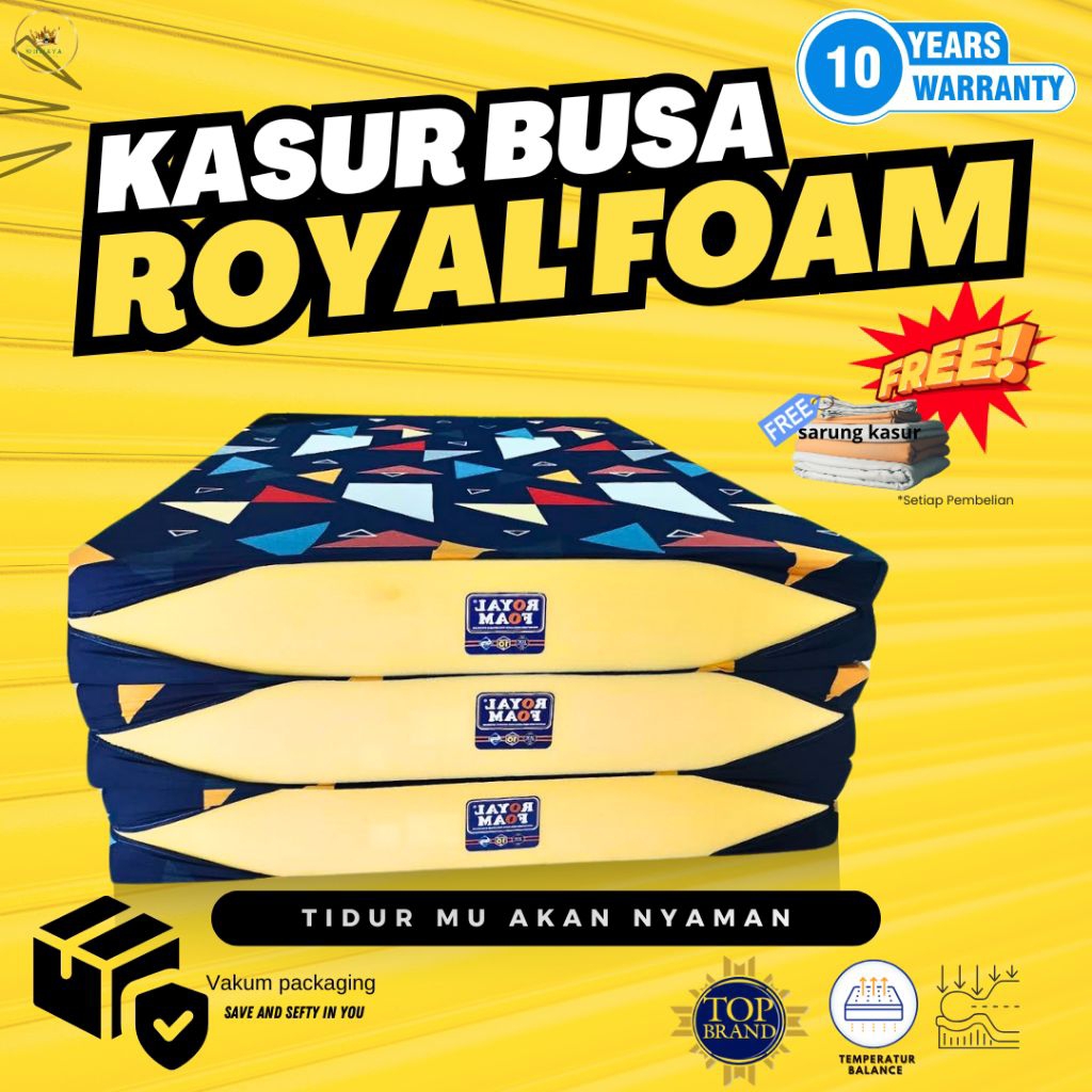 Syafa Dstore Kasur Busa Royal Foam Dan Tebal 10 Cm 14 Cm