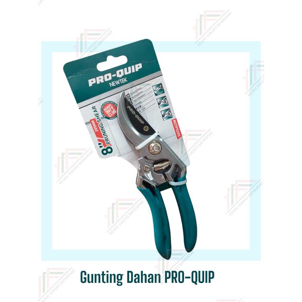 PRO-QUIP Gunting Dahan / Gunting Stek 8"/ Pruning Shear / Gunting Ranting Bunga