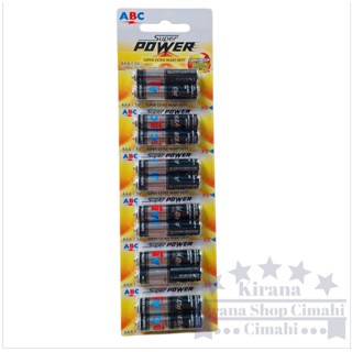 Batre ABC super power hitam AAA isi 2(DUA) pcs Batre rremote