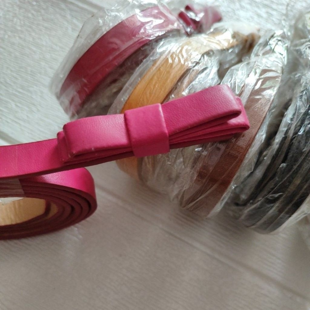 Sabuk wanita korea gesper pita import