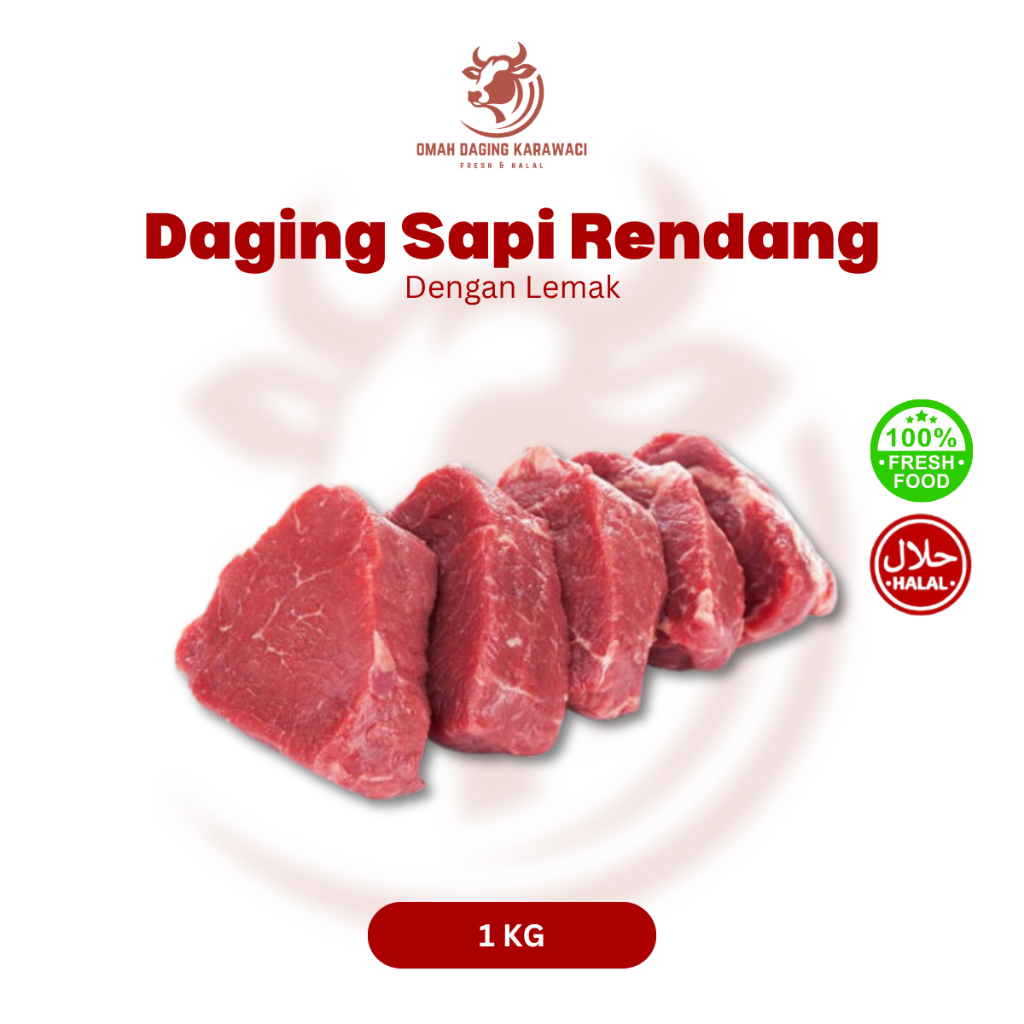 

Daging Sapi Potong Rendang Halal 1kg Tangerang