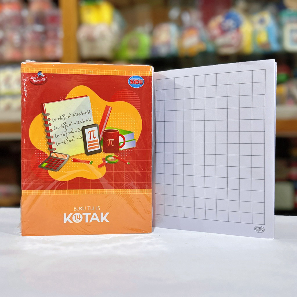 

Buku Tulis Kotak Mandarin SIDU Isi 38 Kwarto [1 PCS]