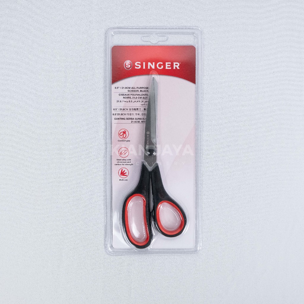 [ kianjaya ] Gunting Kain Multifungsi Merek SINGER 8.5 inch | Gunting SINGER