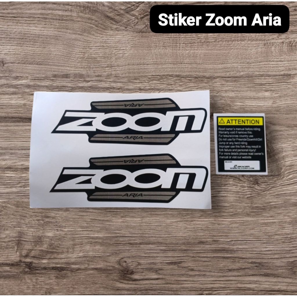 Stiker Fork Zoom