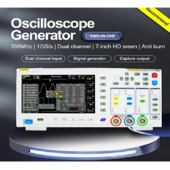 Osiloskop Digital FNIRSI 1014D 2 in 1 Dual Ch 100MHz 1GSa/s