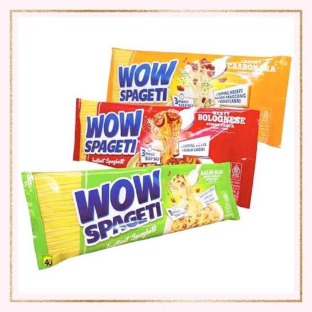 

[ 1renceng ] spageti WOW isi 5pcs
