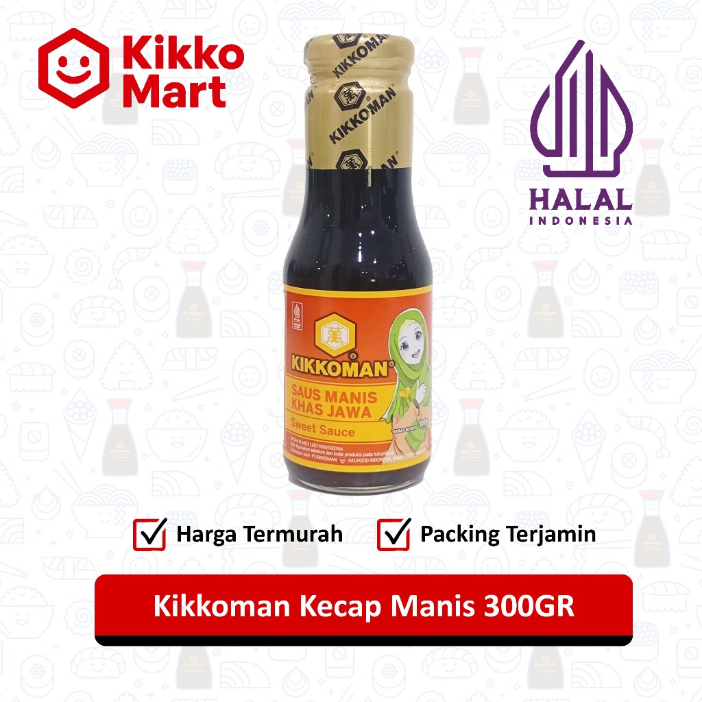 

Kikkoman Sweet Jawa Halal 300gr – Kecap Manis Khas Jawa dengan Rasa Manis Gurih Pekat – Cocok untuk Nasi Goreng, Ayam Kecap, dan Masakan Nusantara