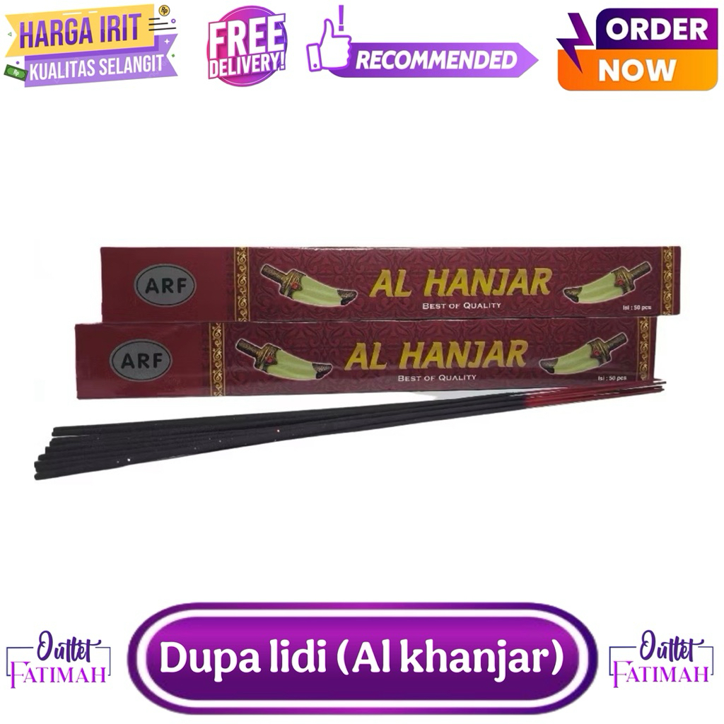 Buhur lidi aroma Al khanjar | Bukhur Lidi | Dupa Hio | Dupa Stick