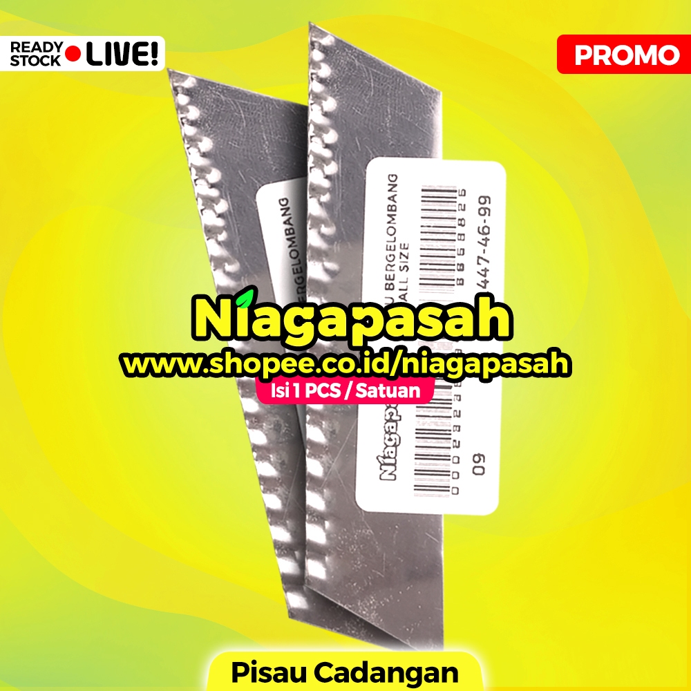 Pisau Gelombang Satuan untuk produk pengiris keripik