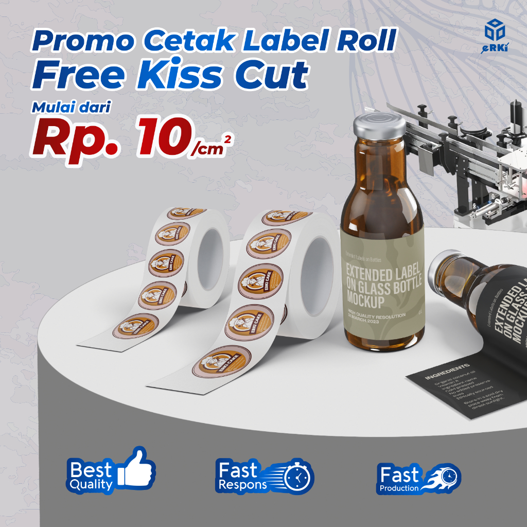 

Stiker Label Roll Custom Vinyl Anti Air | Free Cutting | Cetak Logo / Produk – ERKI PRINTING