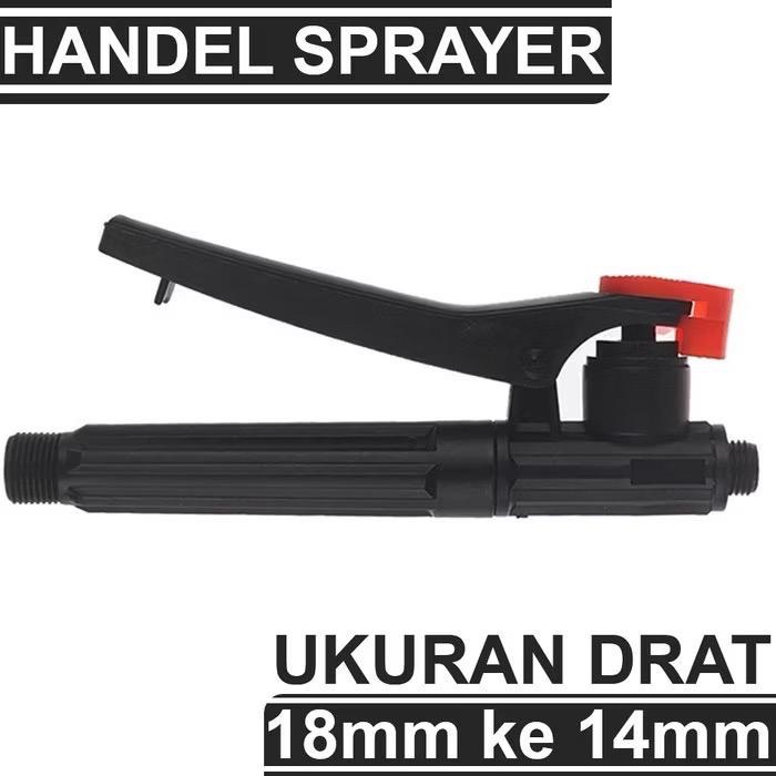 (14mmx18mm) 16LITER SHUF OFF - handel pvc - gagang stik sprayer semprot hama elektrik 2in1 14mili x 