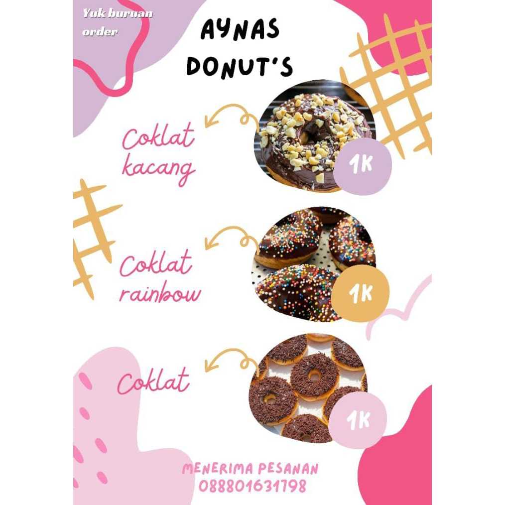 

Donat Klasik 1 Box Isi 12 Pcs Ukuran Medium