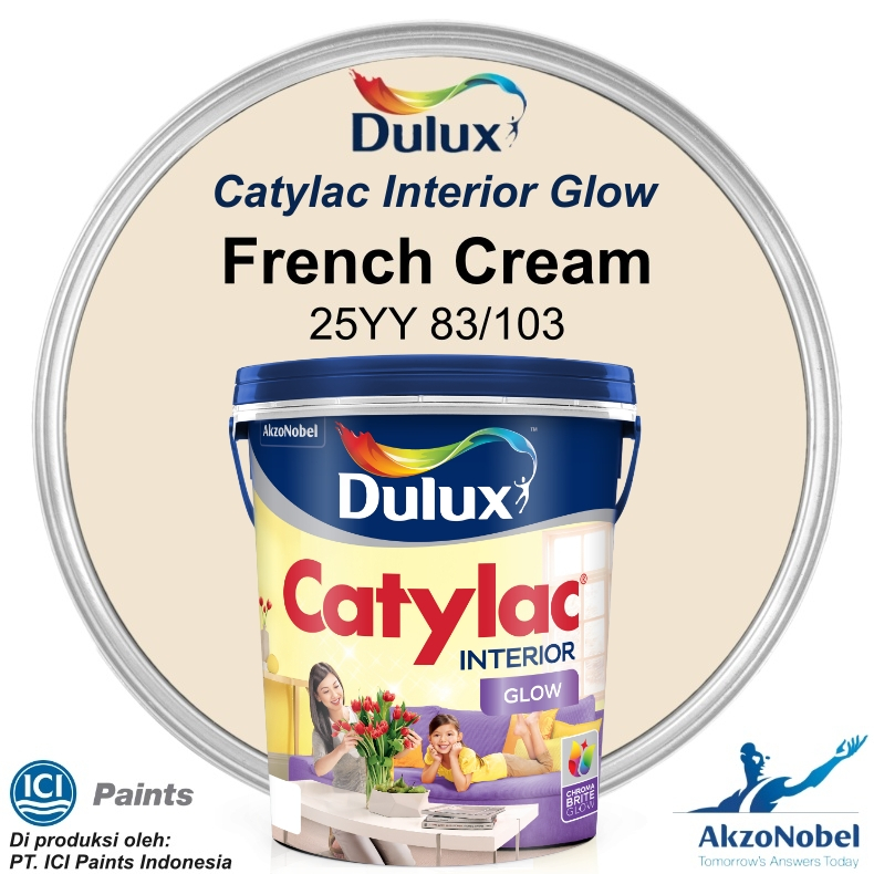 CAT DULUX CATYLAC GLOW 22 KG - FRENCH CREAM 25YY 83/103