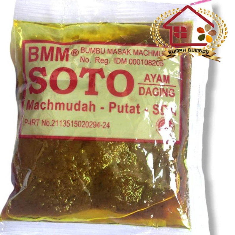 

(1 pcs) BMM MACHMUDAH SOTO Bumbu Masak Machmudah Soto Ayam / Daging