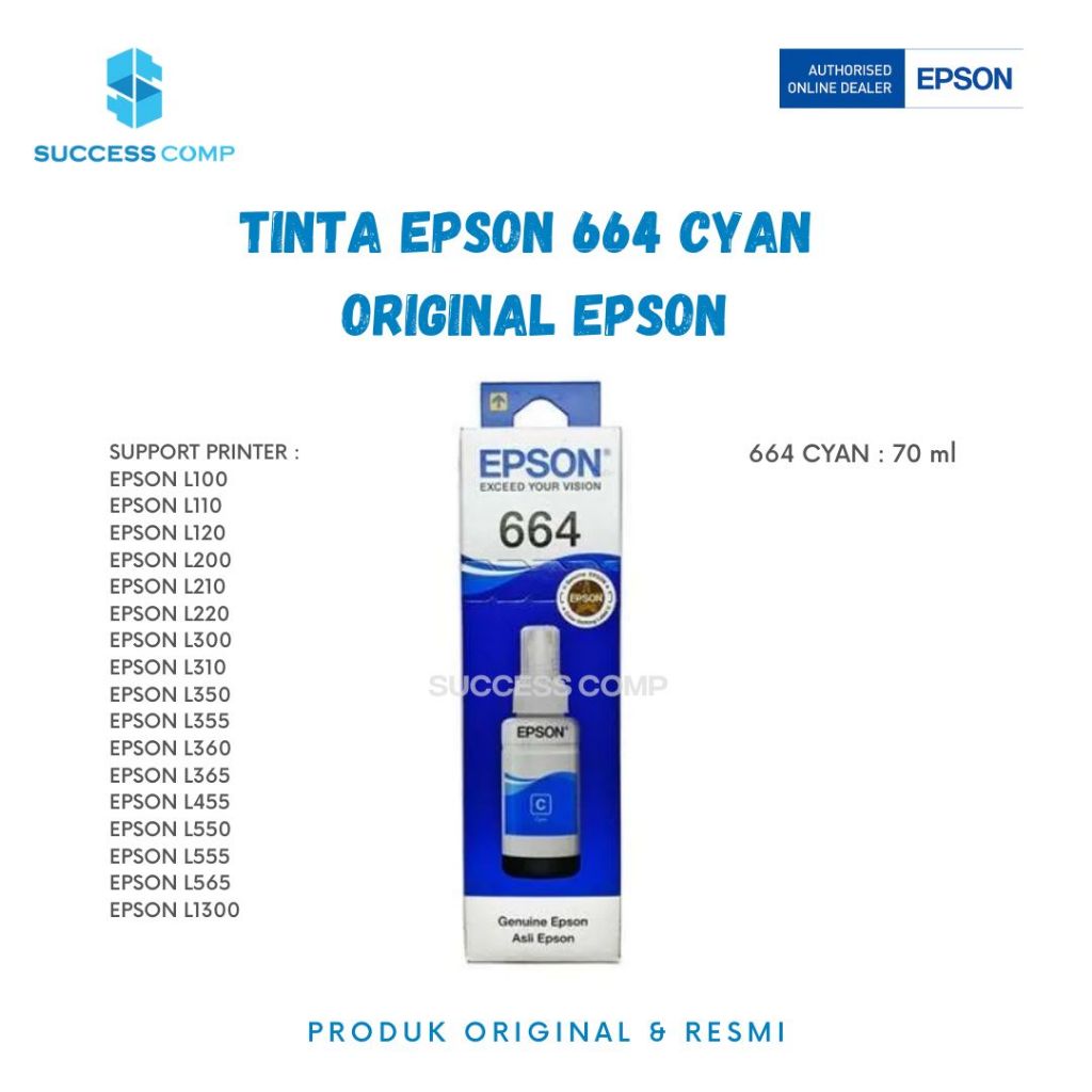 Tinta Printer Epson ( Cyan )  L100/L200/L300/L550