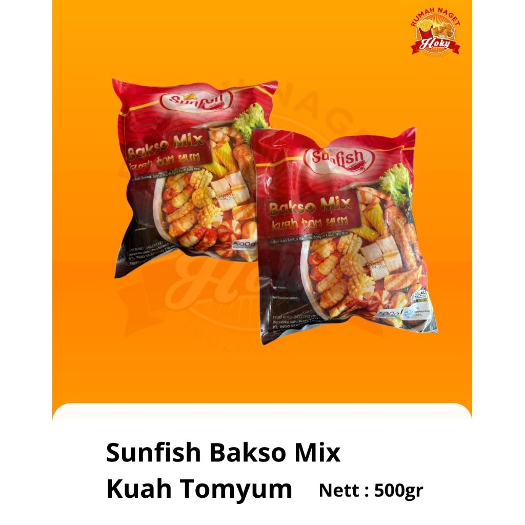 

Sunfish Bakso Mix Dengan Kuah Tomyum 500gr