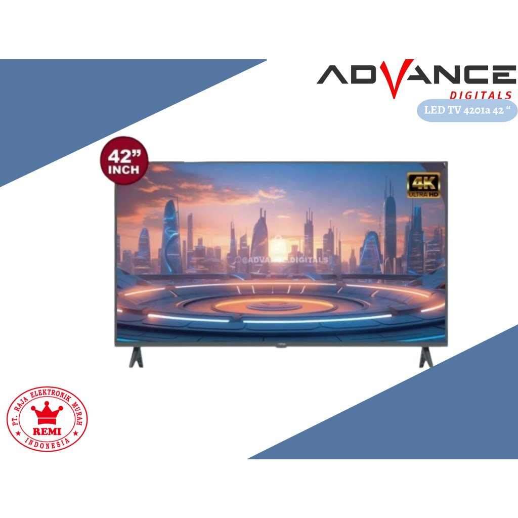 ADVANCE Android TV LED ADV-4201A Smart TV Digital Frameless 42 Inch