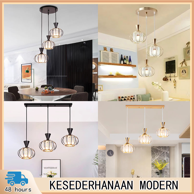 Modern Lampu Gantung Kristal Lampu gantung mewah Lampu gantung ruang tamu Lampu gantung kamar tidur 