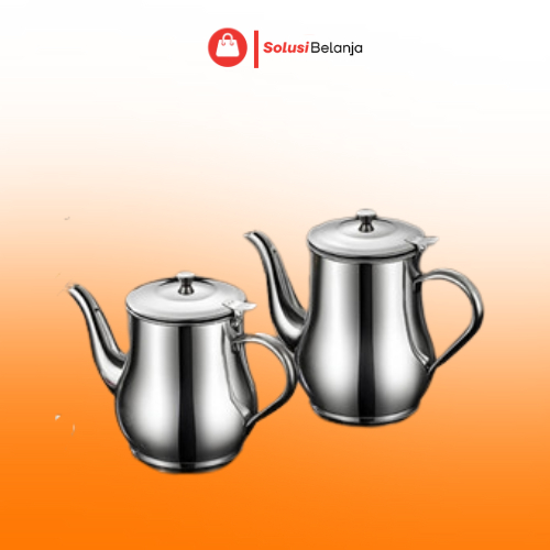 Teko minyak goreng Ceret stainless Oil pot Kapasitas 250/400/500ml Teko Penyaringan Minyak Y3587