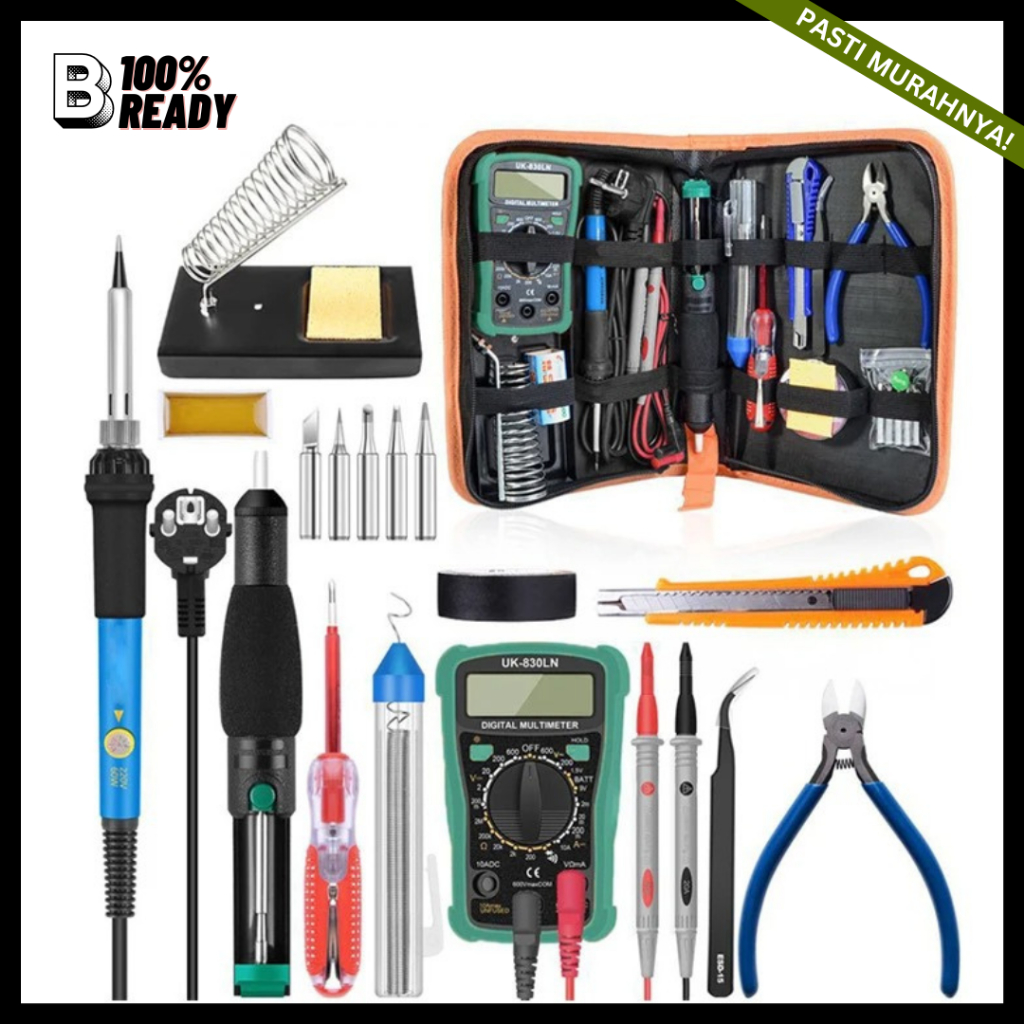 Solder Listrik / Set Solder Listrik / Solder Listrik Lengkap / Solder Tool